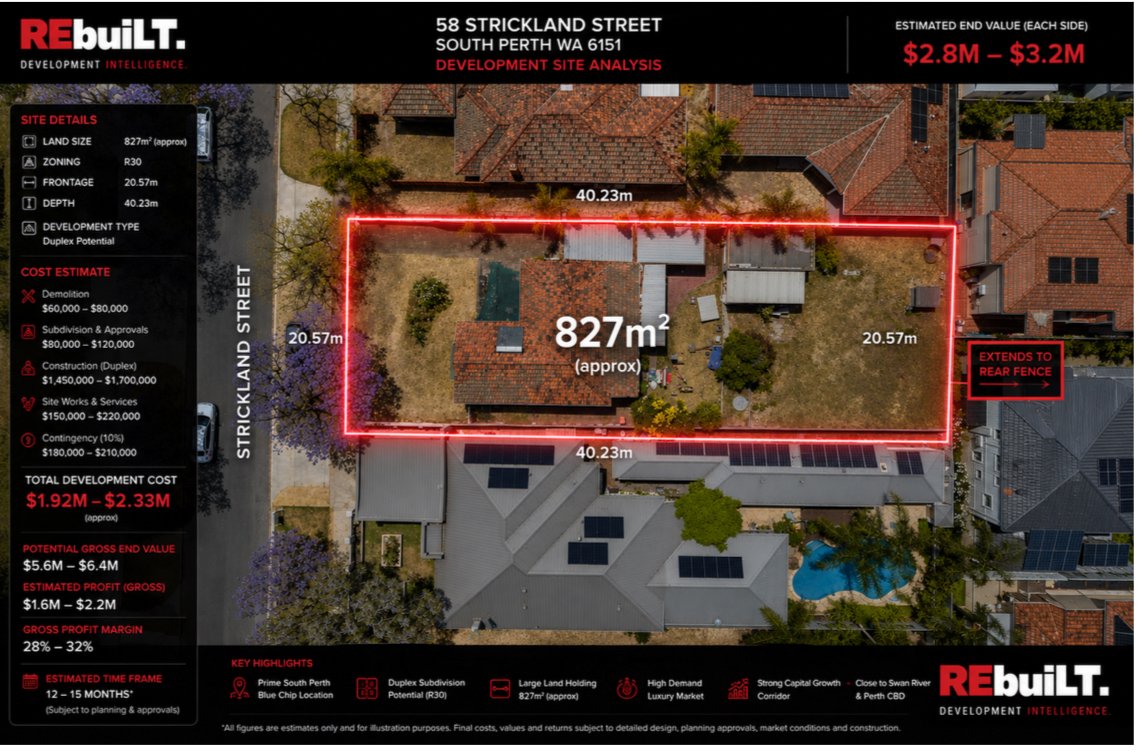 58 Strickland aerial development intelligence